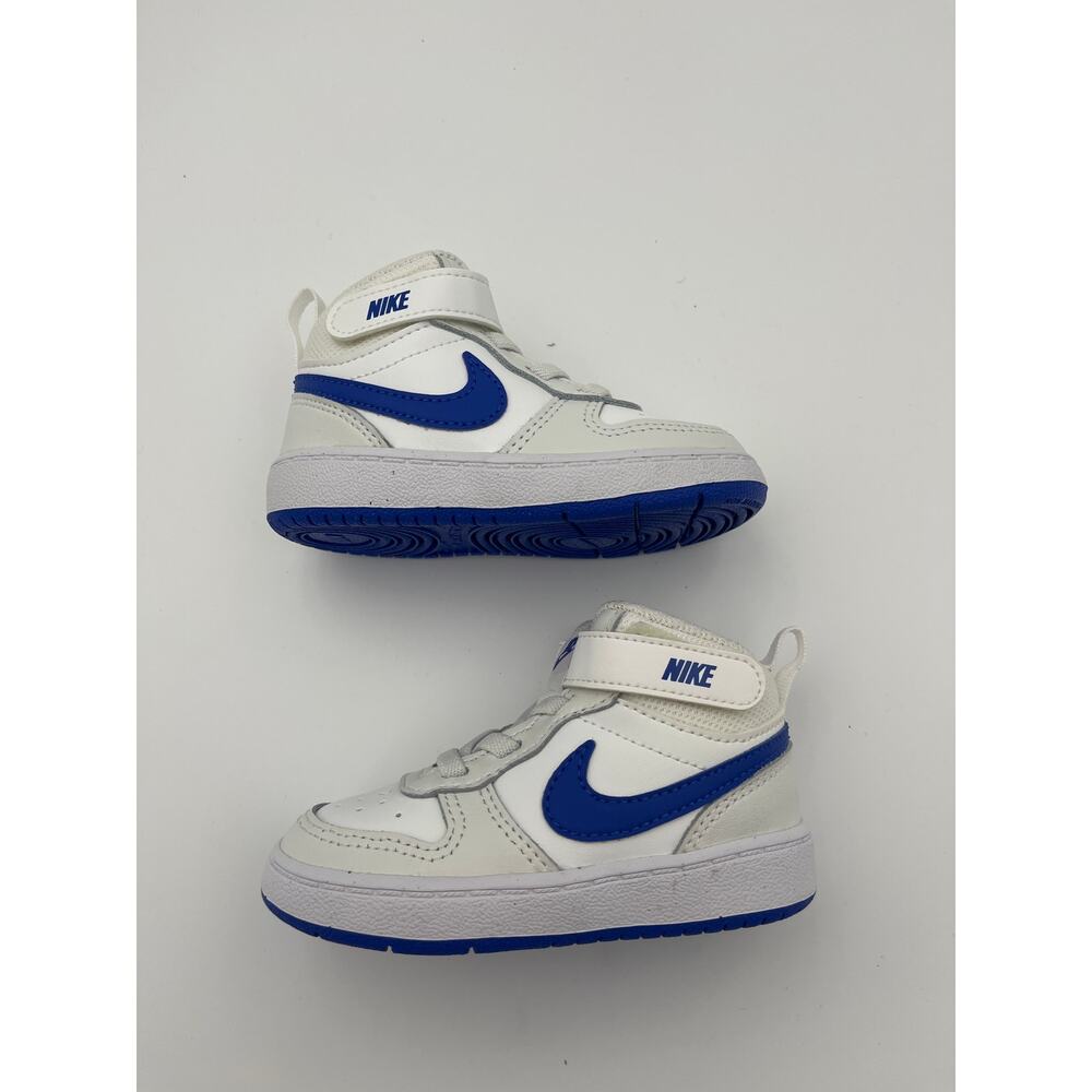 Nike Court Borough Mid 2 - Summit White/Hyper Royal - Size 6c - NIB